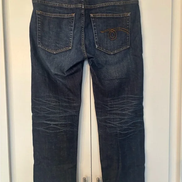 R13 Blue Ankle Cropped Jeans - Picture 5 of 14